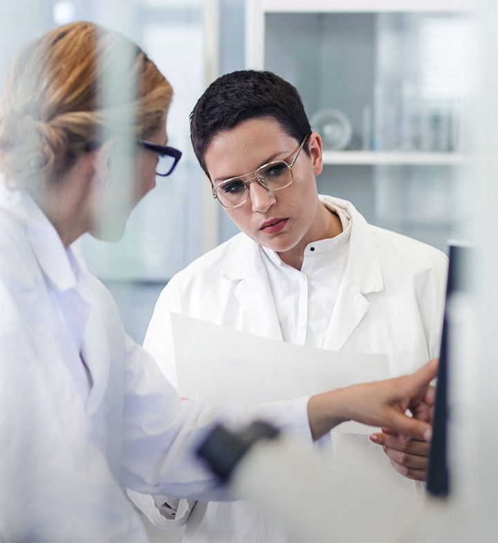 Industry researchers working